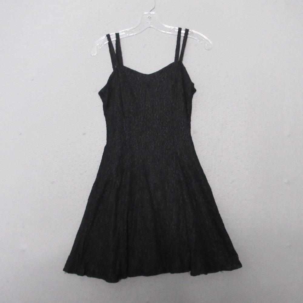 Vintage All That‎ Jazz Dress Black Mini Lace Whimsigoth Cottage Core Grunge Boho